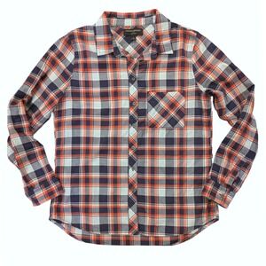 Banana Republic Women's Plaid Cotton Soft Wash Button Down Shirt Small Cabincore